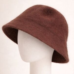 VINTAGE ANGORA BUCKET HAT